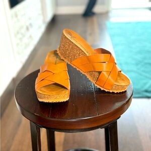 Anna Fidanza Leather Wedges